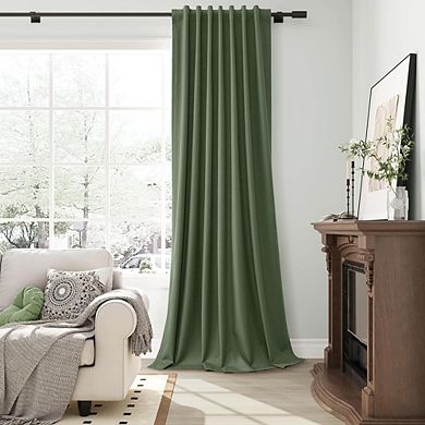 Linen Blackout Curtains, Thermal Insulated Light Blocking Drapes