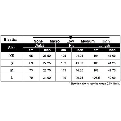Women Wide Leg Suit Pants High Elastic Waisted Business Work Trousers
