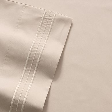 Sweet Home Collection Essentials 18"-24" Extra Deep Pocket, Double Brushed Microfiber Sheet Set