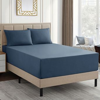 Sweet Home Collection Essentials 18"-24" Extra Deep Pocket, Double Brushed Microfiber Sheet Set