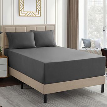 Sweet Home Collection Essentials 18"-24" Extra Deep Pocket, Double Brushed Microfiber Sheet Set