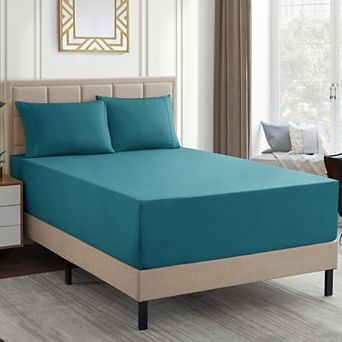 Sweet Home Collection Essentials 18"-24" Extra Deep Pocket, Double Brushed Microfiber Sheet Set