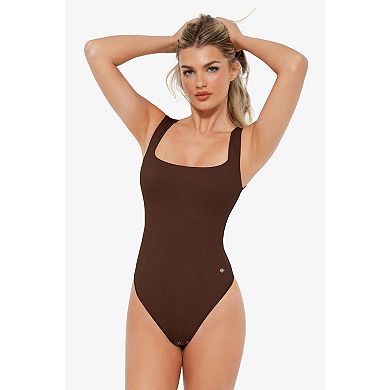 Popilush Shapewear Cloudsense Sleeveless Square Neck Bodysuit