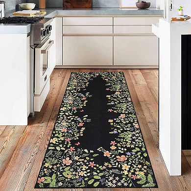 High-Density 1200GSM Polyester Velvet Plush Printed Area Rug with Non-Skid Backing