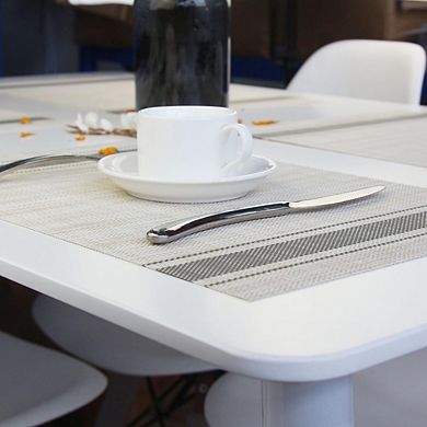 PVC Placemats, Washable & Heat-Resistant, Set of 4