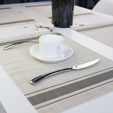 PVC Placemats, Washable & Heat-Resistant, Set of 4