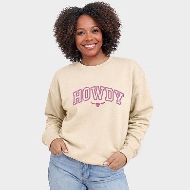 Embroidered Howdy Bull Varsity - Women's Graphic Sweatshirt