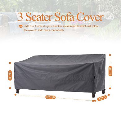 Premium Waterproof Outdoor Patio Sofa Cover: Latest Rip-Stop Fabric