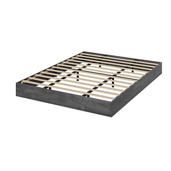 Wooden Platform Bed Frame, Floor-Standing Bed Frame, Low Profile, for Small Bedrooms, Apartments