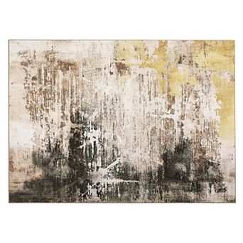 Boho Rugs Bedroom Rug Washable Area Rug Non Slip Low Pile Boho Floral Small Carpet for Bedroom
