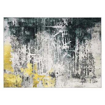 Boho Rugs Bedroom Rug Washable Area Rug Non Slip Low Pile Boho Floral Small Carpet for Bedroom