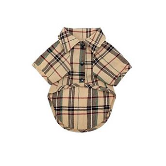 Pupteck Pet Plaid Skirt