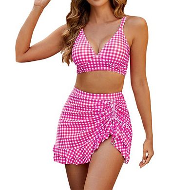 Women's High Waisted Bikini Sets Bathing Suit Two Piece Swimsuit Set