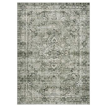 Machine Washable Low-Pile Vintage Rugs With Non-Shedding for Entryway Nursery Bedroom Living Room