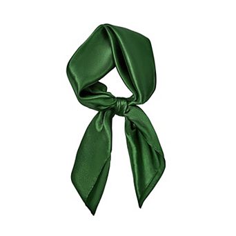 Satin Square Scarf Women Lightweight Silk Hair Scarves