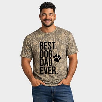 Best Dog Dad Ever Paw - Men's Heavyweight Crew