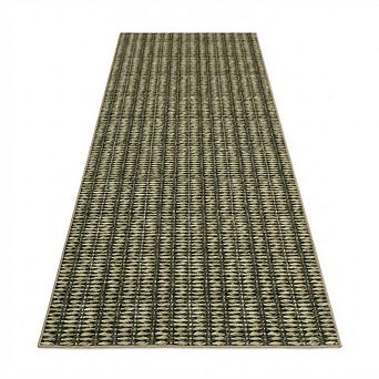 Washable Area Rug for Outdoor Modern Boho Braided Print Accent Mat for Living Room, Bedroom