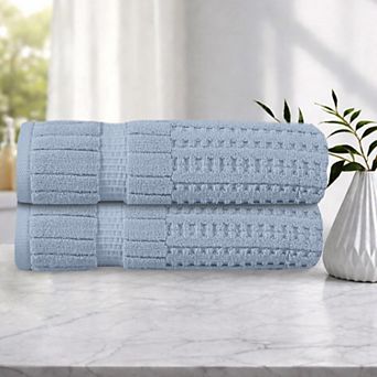 Home Weavers Willow Towels 27x54 Inch, 100% Cotton Zero Twist, 630 GSM, Soft, Absorbent, Quick Dry