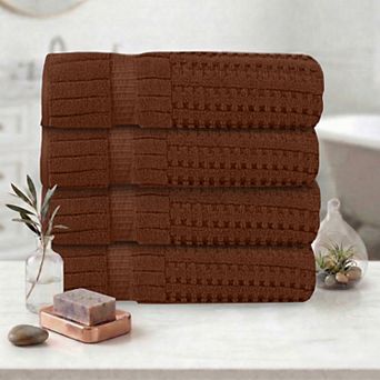 Home Weavers Willow Towels 27x54 Inch, 100% Cotton Zero Twist, 630 GSM, Soft, Absorbent, Quick Dry