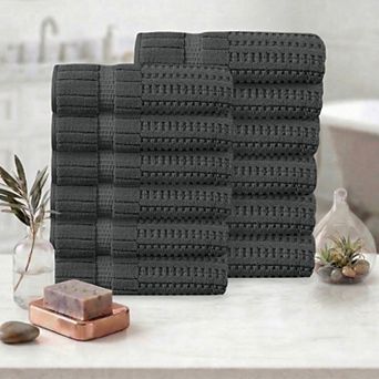Home Weavers Willow Towels 27x54 Inch, 100% Cotton Zero Twist, 630 GSM, Soft, Absorbent, Quick Dry