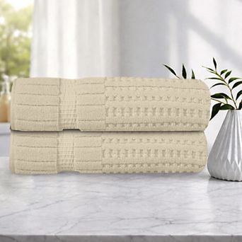 Home Weavers Willow Towels 27x54 Inch, 100% Cotton Zero Twist, 630 GSM, Soft, Absorbent, Quick Dry