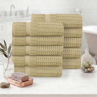 Home Weavers Willow Towels 27x54 Inch, 100% Cotton Zero Twist, 630 GSM, Soft, Absorbent, Quick Dry