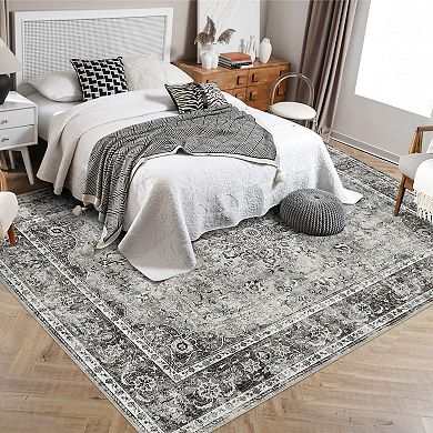 Area Rug, CloudPile, No-Shed Easy Clean Large Patterned Area Rug for Living Room, Bedroom, Dining