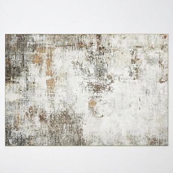 Large Area Rugs for Living Room Space, Machine Washable Non-Slip, Foldable Abstract Chaos Art