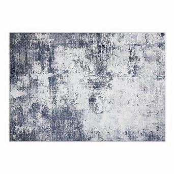 Large Area Rugs for Living Room Space, Machine Washable Non-Slip, Foldable Abstract Chaos Art