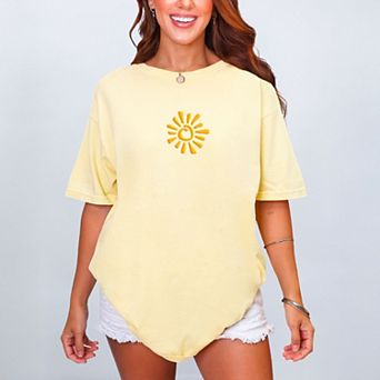 Love You Like A Summer Night - Women's Garment Dyed Graphic T-Shirt
