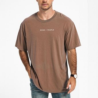 Dogs Are Greater Than People - Men's Garment Dyed Graphic T-Shirt