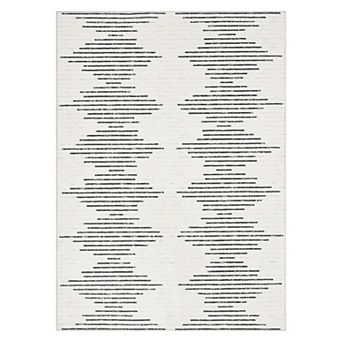 Polyester Pearl Velvet Hallway Bathroom Entryway Kitchen Office Foldable Line Printed Area Rug