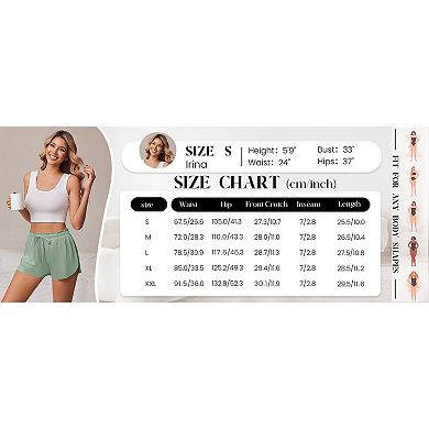 Ekouaer Womens Pajama Shorts Soft Sleep Shorts Casual Pj Short Comfy Short Summer Drawstring