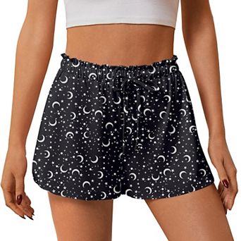 Ekouaer Womens Pajama Shorts Soft Sleep Shorts Casual Pj Short Comfy Short Summer Drawstring