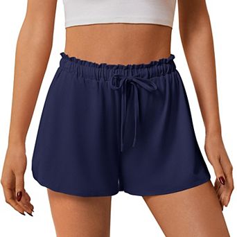 Ekouaer Womens Pajama Shorts Soft Sleep Shorts Casual Pj Short Comfy Short Summer Drawstring