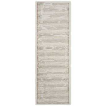 Rugs for Living Room, Washable Modern Stripe Carpet, Non Slip & Low Pile, Area Rug for Bedroom