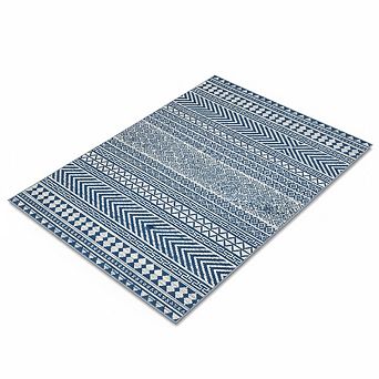 Area Rug for Bedroom Boho Moroccan Farmhouse Rugs Non Slip Backing Soft Carpet Office Rug