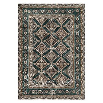 Area Rugs, Washable Rugs for Living Room, Vintage Boho for Office, Dining Room