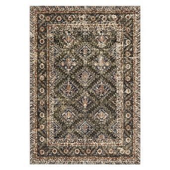 Area Rugs, Washable Rugs for Living Room, Vintage Boho for Office, Dining Room