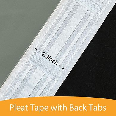 Blackout Curtains, 100% Light Blocking, Thermal Insulated, Noise Reducing Drapes