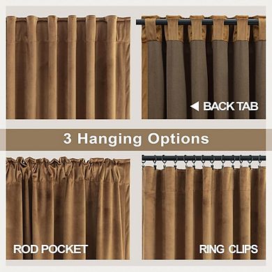 Luxury Blackout Curtains Thermal Insulated Drapes for Home