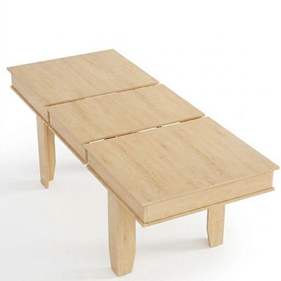 家具 KOIZUMI extension table Wood Extendable Dining Table for 6-10 People, with Seamless