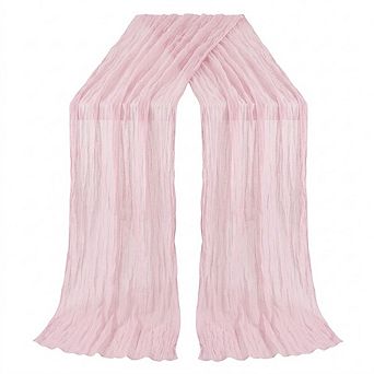 Cheesecloth Table Runners Semi-Sheer Boho Gauze for Wedding & Party Decor