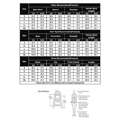 Ekouaer Maternity Nursing Robe Set Three Pieces Top Pregnancy Pants & Robe Double Layer Pajamas