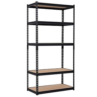 5 tier Heavy Duty Storage, Adjustable Metal Shelving Rack