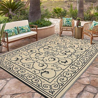 Outdoor Rug Waterproof Plastic Straw Rug Outdoor Patio Rugs