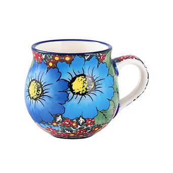 Ceramic Coffee Mug Flower Tea Cup Microwave Safe Jungle Floral— Mother's Day Gift