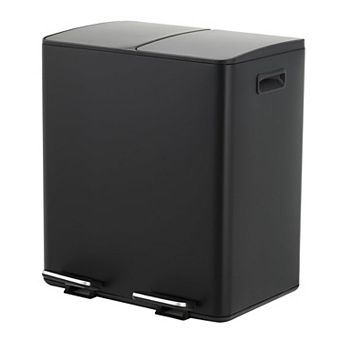 2 x 5.3 Gallon (20L) Dual Compartment Kitchen Trash Can