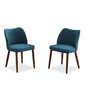 Mid-Century Modern Dining Chair Set of 2, for Dining Room/Living Room/Coffee Bar