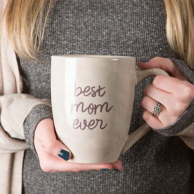 Mom Ever Tan Purple Coffee Mug Tea Cup — Mother's Day Gift